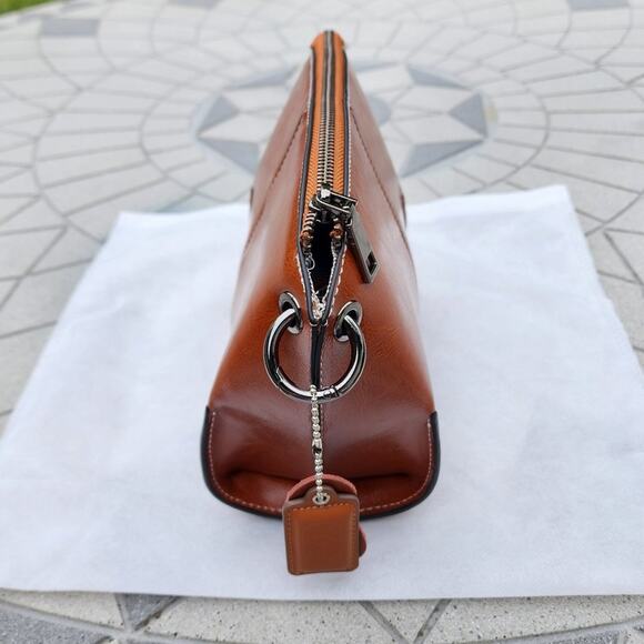 MDBM Chatou Structured Minimalist Premium Leather Crossbody Bag - Picture 10 of 12